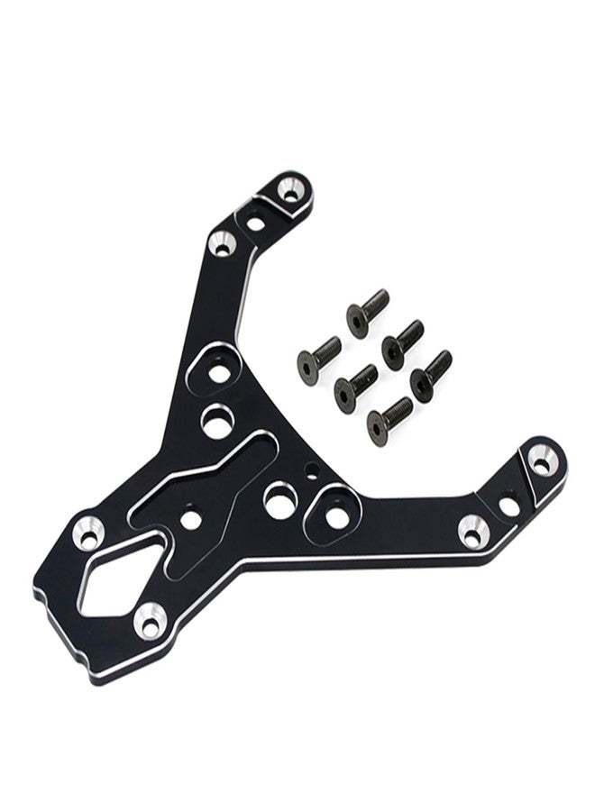 FLMLF CNC Metal Thickened Front Upper Connecting Plate Kit for 1/5 HPI ROFUN ROVAN KM Baja 5B 5T 5SC Rc Car Parts (Black) - Image 5
